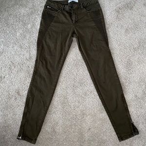 Olive Green Jeans